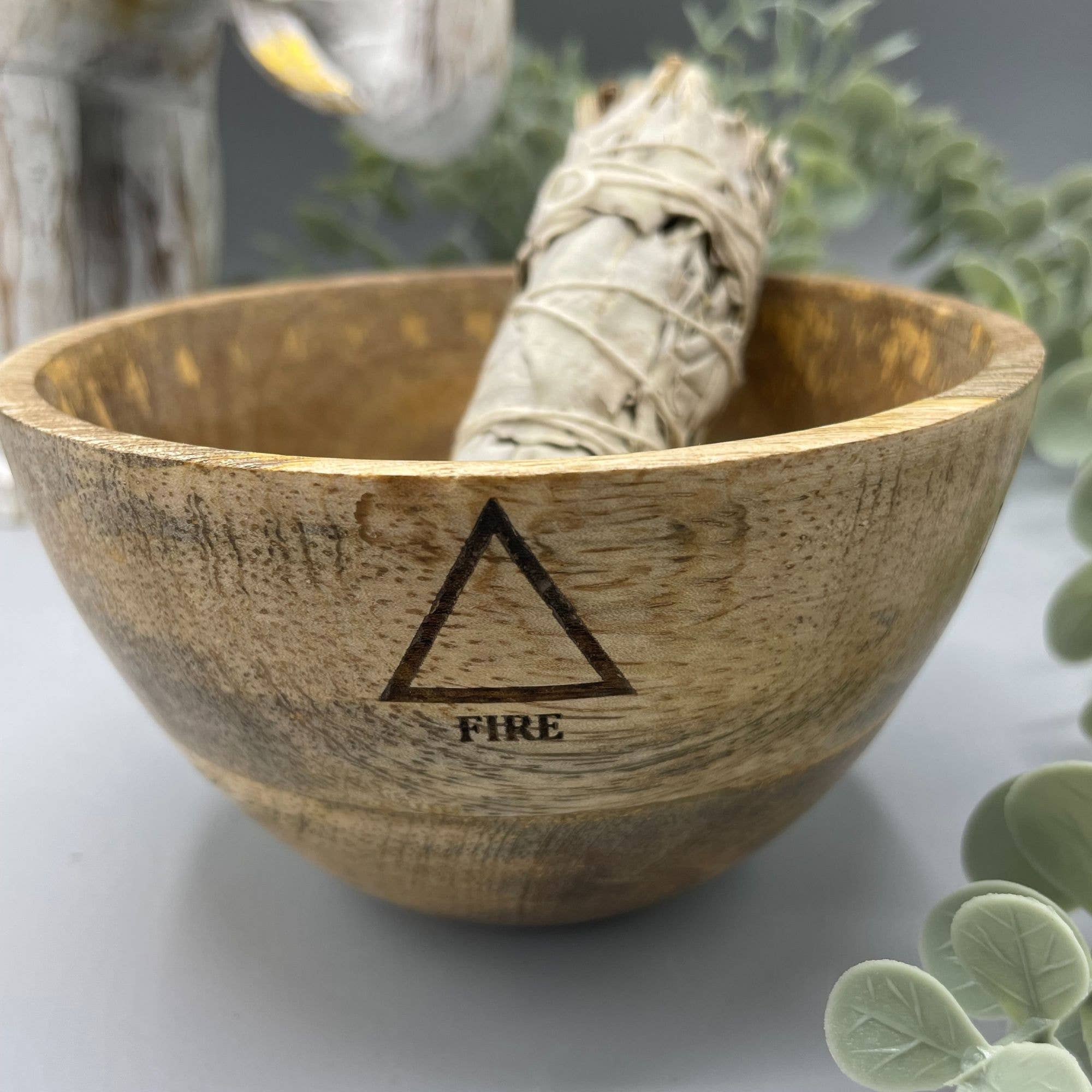 Four Elements Wooden Bowl