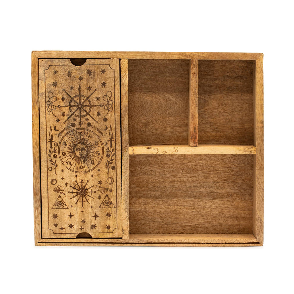 Tarot Card Storage & Reading Box