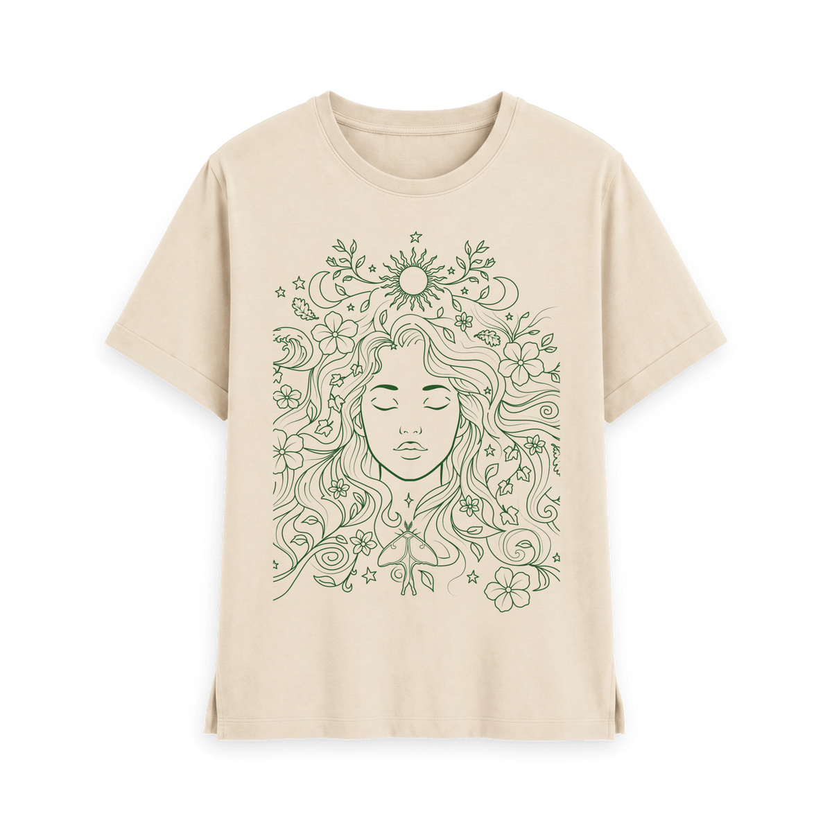Oat Printed T-shirt Front