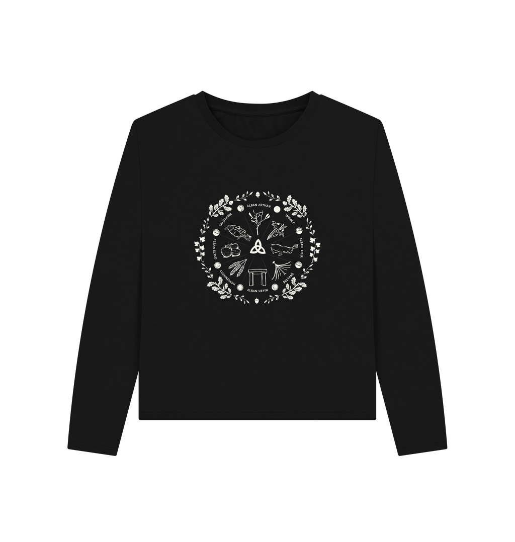 Black Printed T-shirt Front
