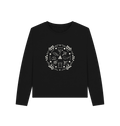 Black Printed T-shirt Front