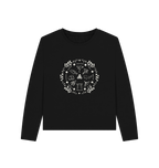 Black Printed T-shirt Front