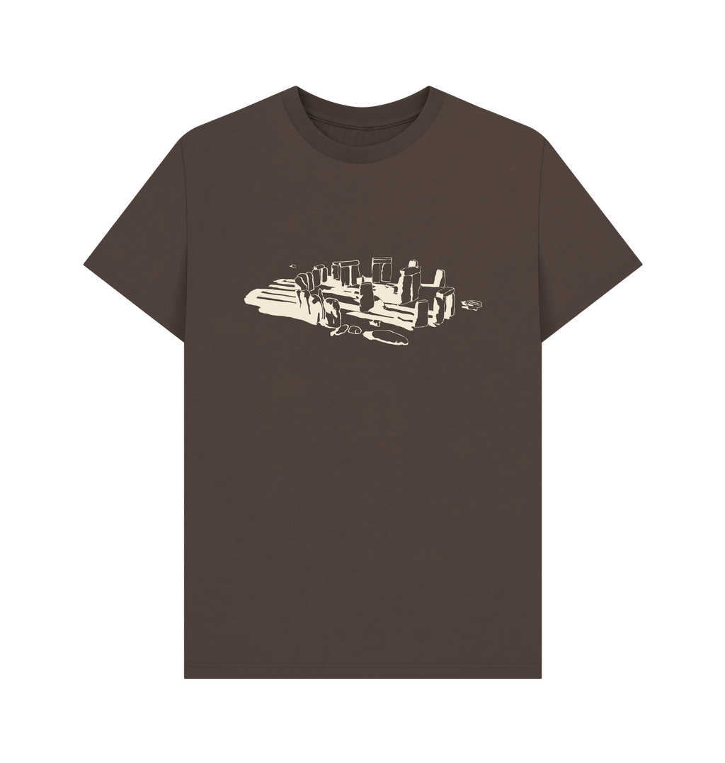 Chocolate Printed T-shirt Front