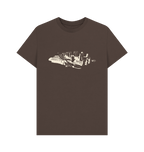 Chocolate Printed T-shirt Front