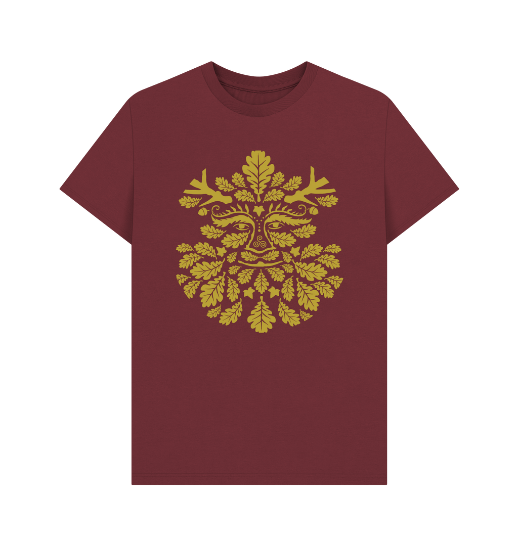 Red Wine Printed T-shirt Front