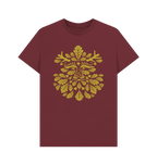 Red Wine Printed T-shirt Front