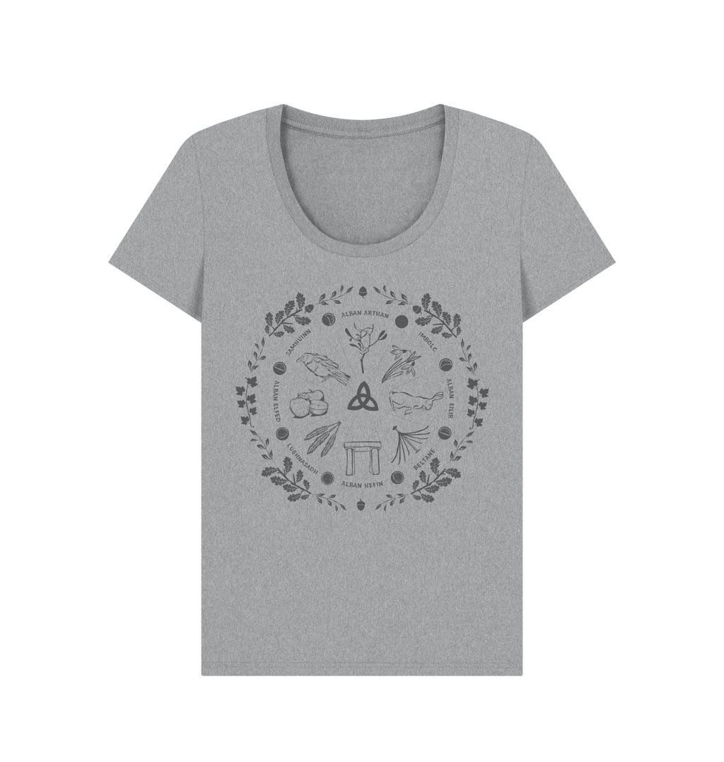 Athletic Grey Printed T-shirt Front