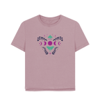 Mauve Printed T-shirt Front