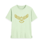 Pastel Green Printed T-shirt Front