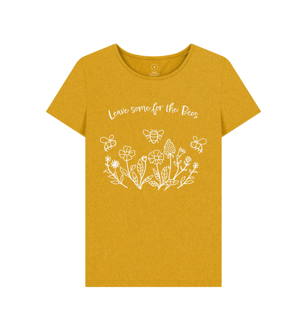 Sunflower Yellow Recycled Printed T-Shirt Front