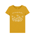 Sunflower Yellow Recycled Printed T-Shirt Front