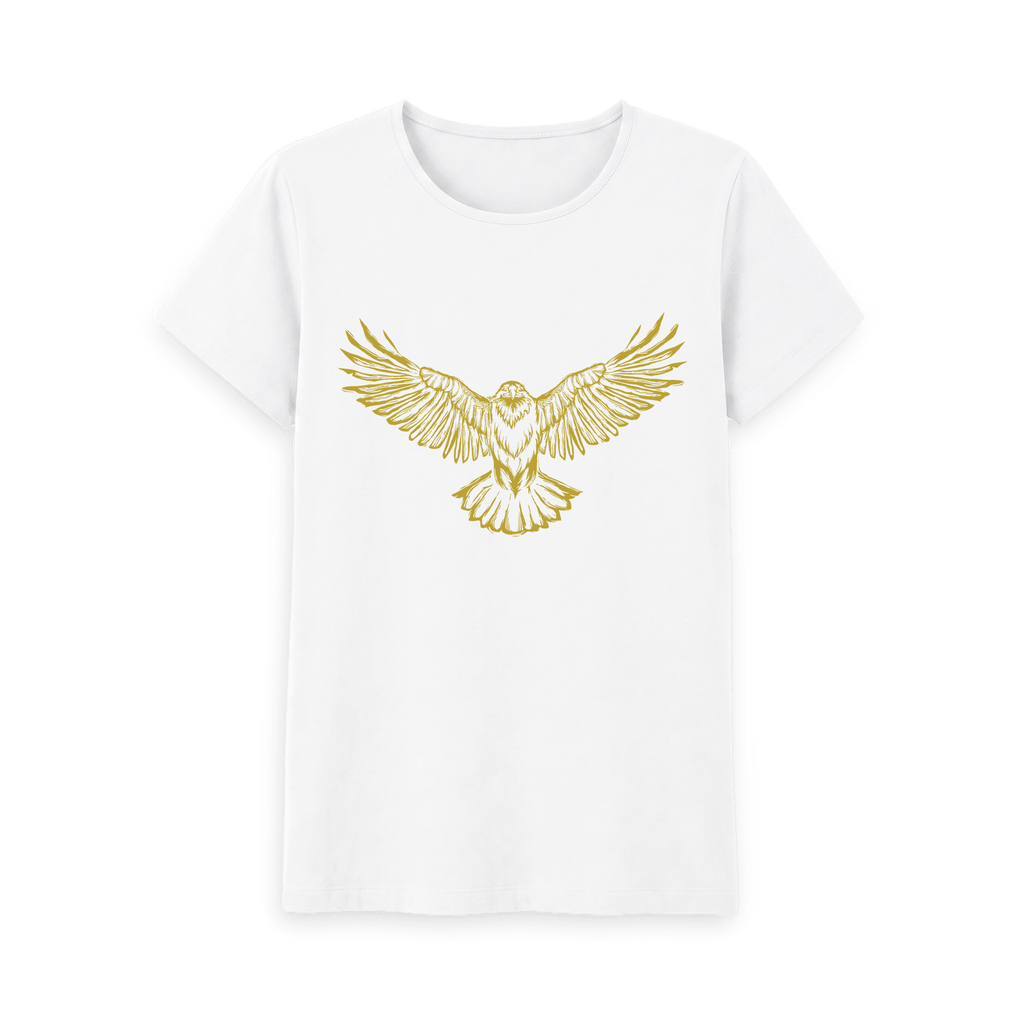 White Printed T-shirt Front