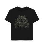 Black Printed T-shirt Front