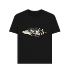 Black Printed T-shirt Front