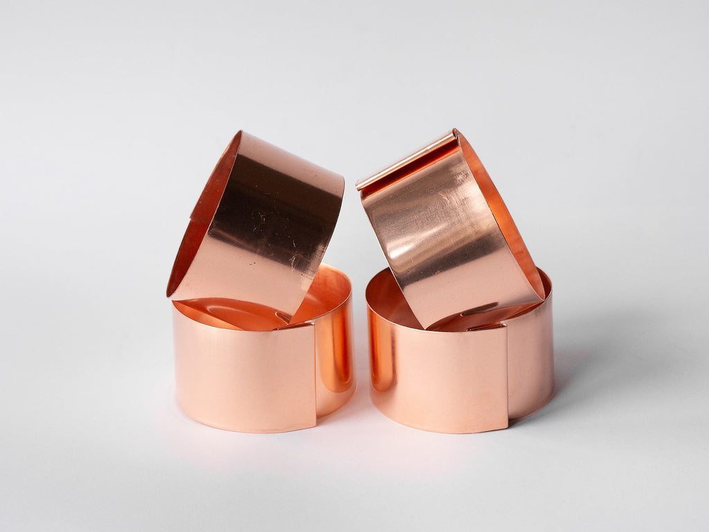 Heavy Duty Copper Plant Ring - 9cm