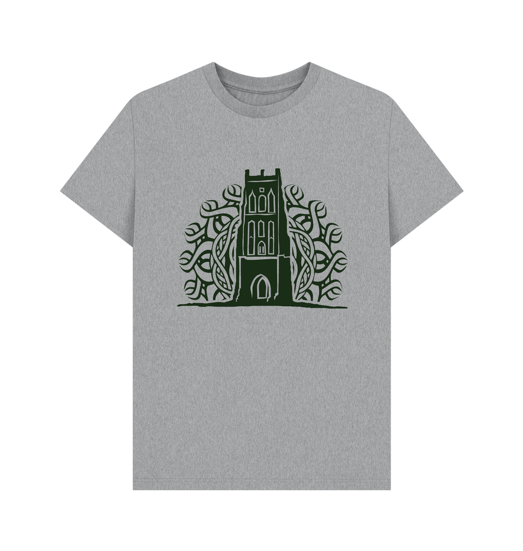 Athletic Grey Printed T-shirt Front