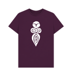 Purple Printed T-shirt Front