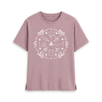 Mauve Printed T-shirt Front