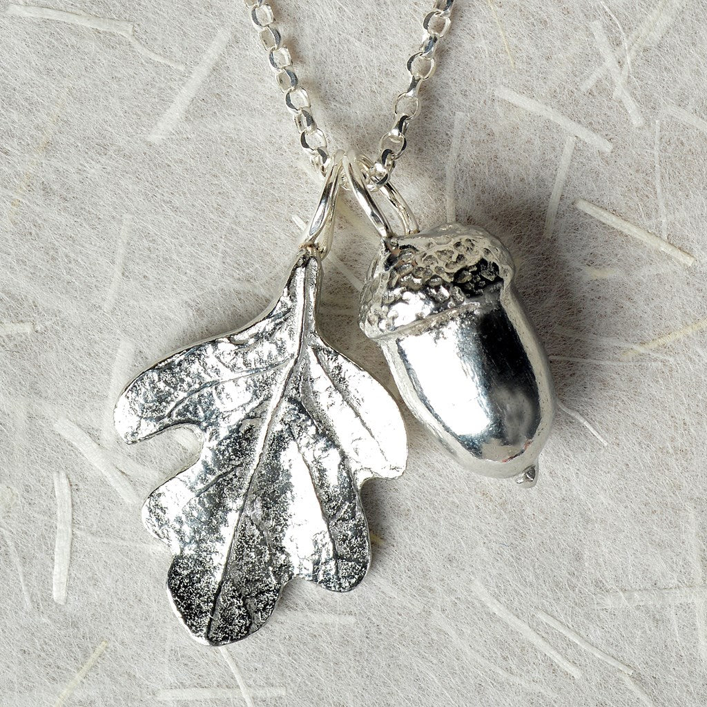 Acorn & Oak Leaf Necklace