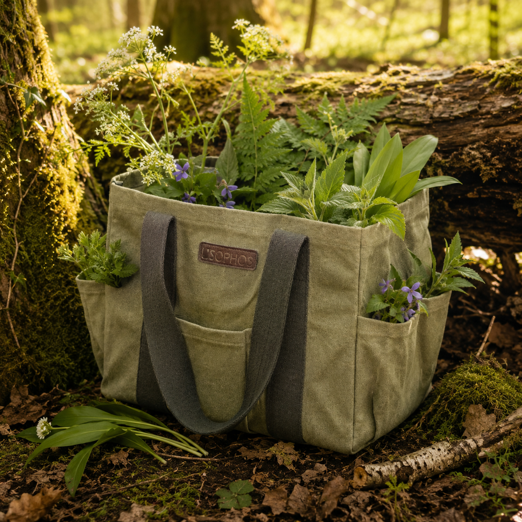 Canvas Garden & Foraging Tote
