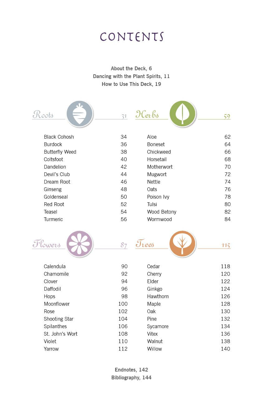 The Herbal Healing Deck by Sarah Baldwin