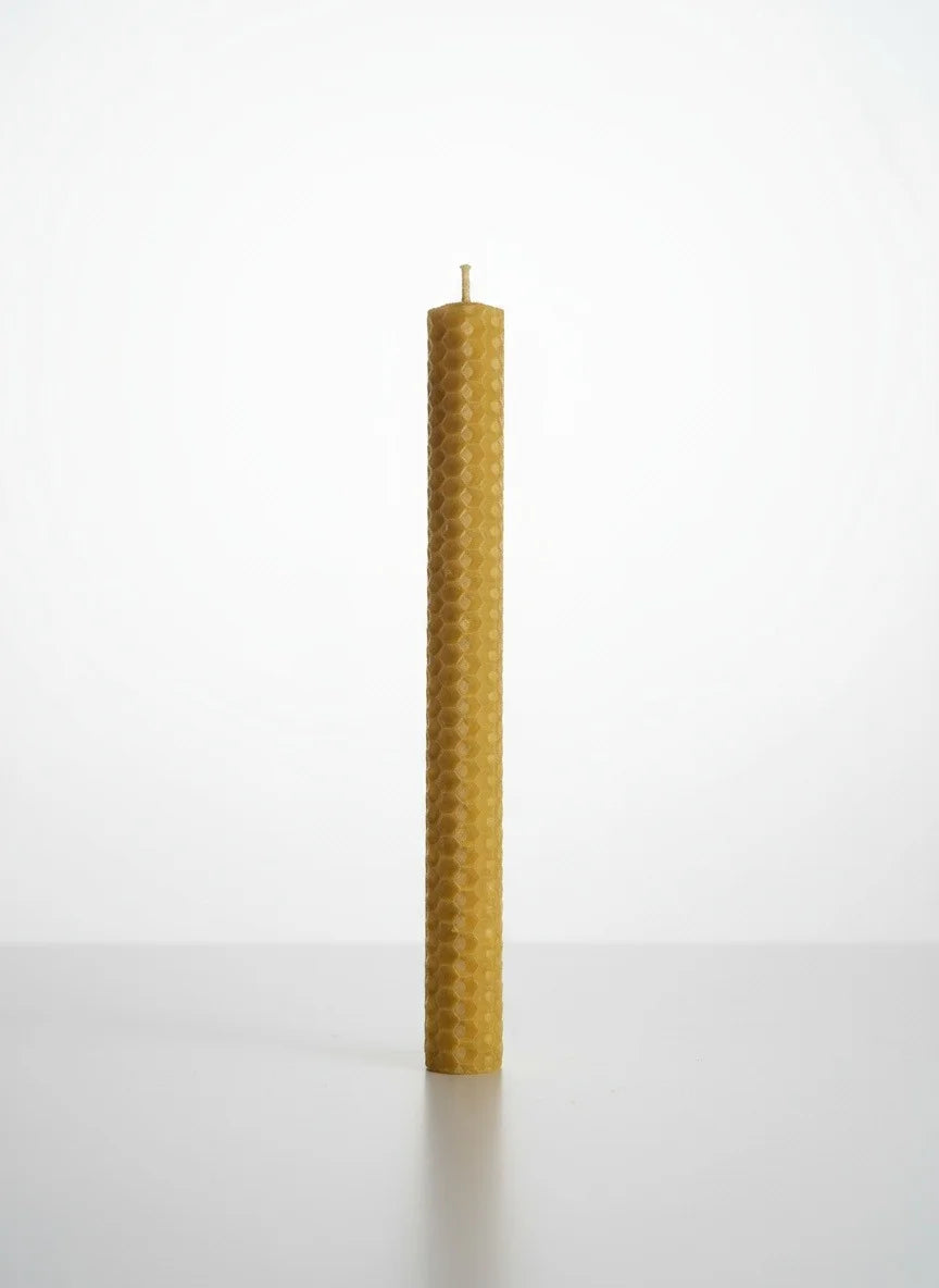 Hand-Rolled Beeswax Candle