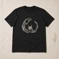 Unisex ‘Herne the Hunter’ Plain T-Shirt in cream print