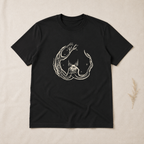 Unisex ‘Herne the Hunter’ Plain T-Shirt in cream print