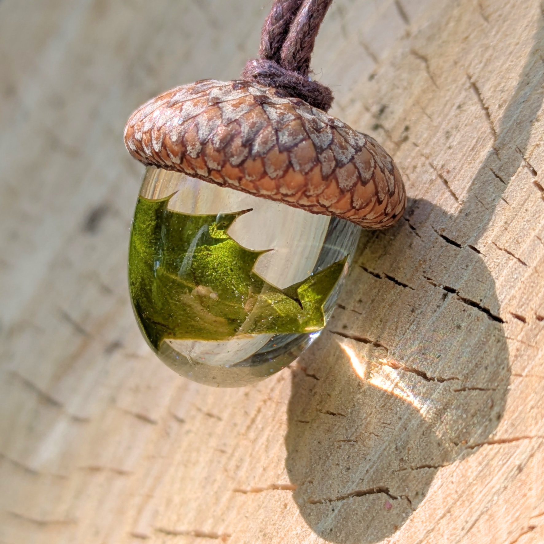Holly Terrarium Pendant