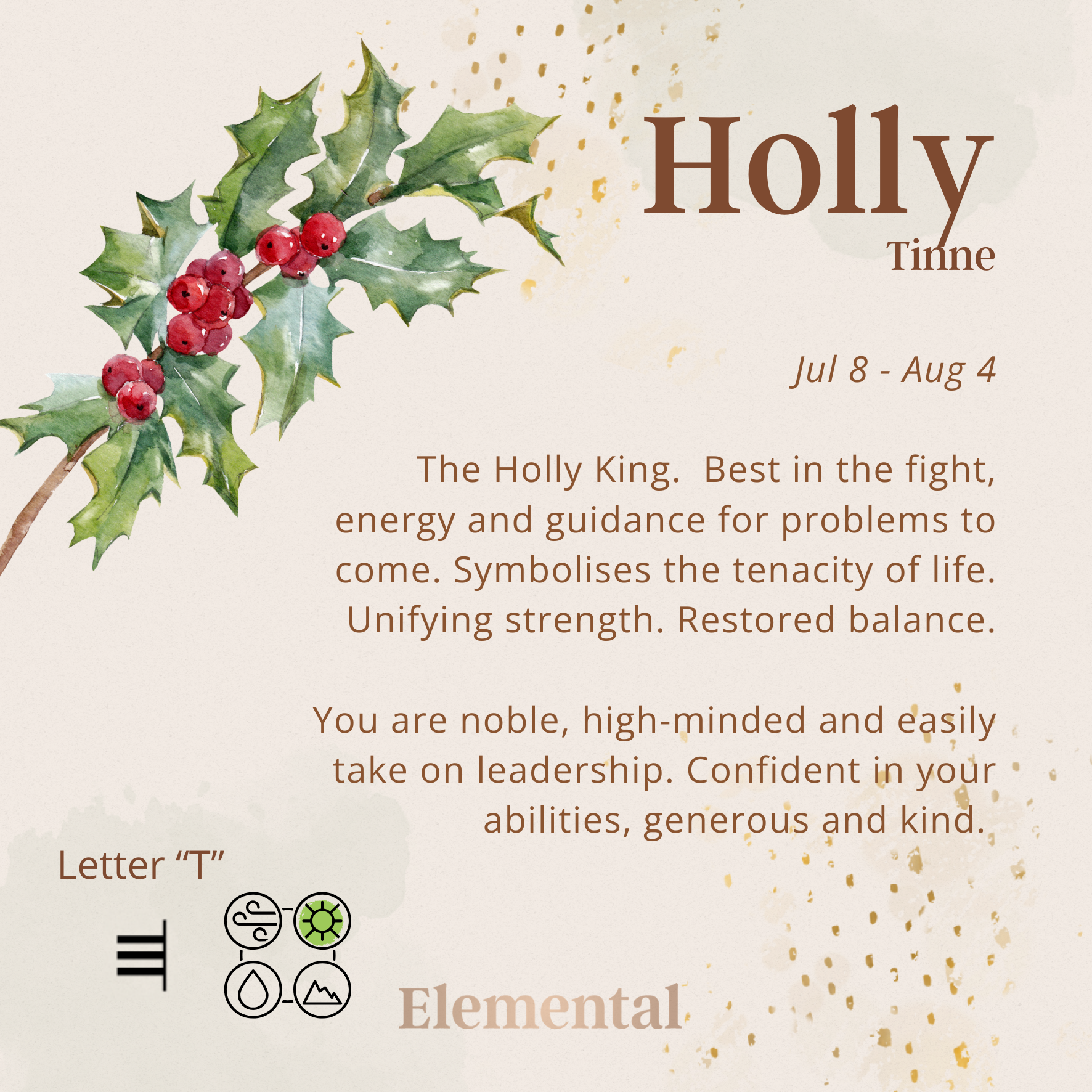Holly Terrarium Pendant