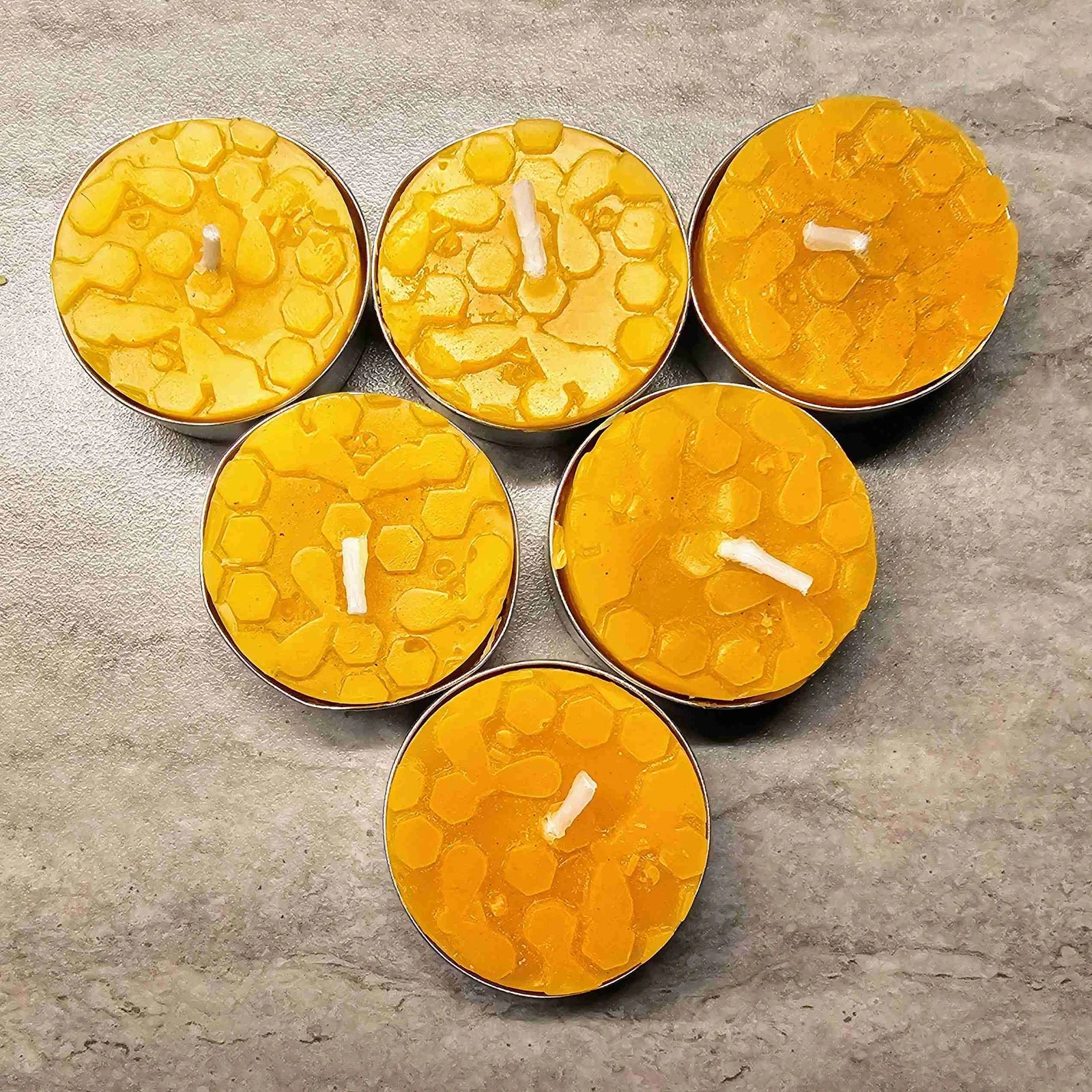 Crawley Bees Pure Beeswax Tealight (Pack of 6)