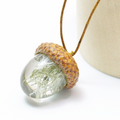 White Lichen Terrarium Pendant