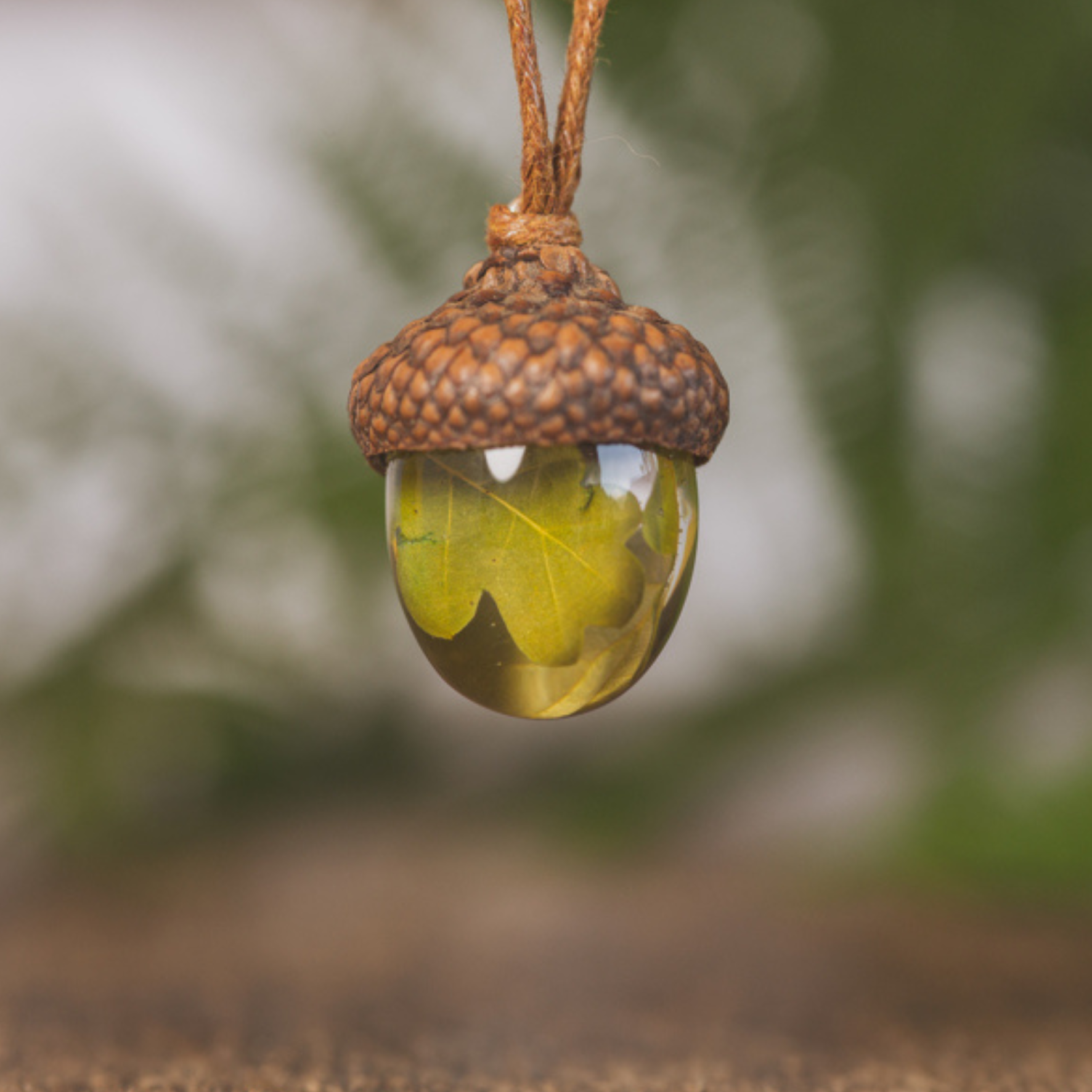 English Oak Terrarium Pendant