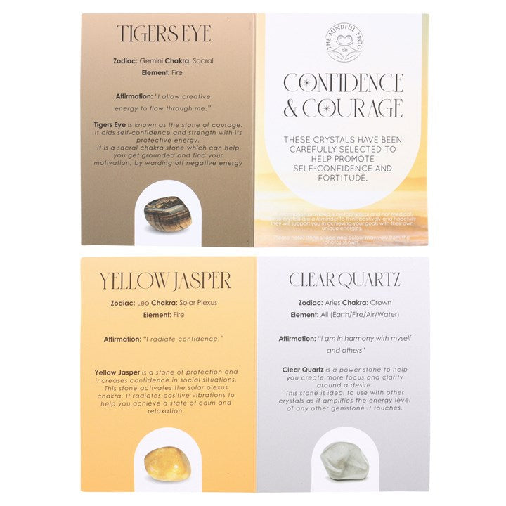 Confidence & Courage Crystal Set
