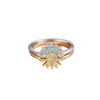 Celestial Sun & Moon Ring Set