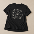Women’s ‘Wheel of the Year’ Relaxed Fit T-Shirt with Cream Print