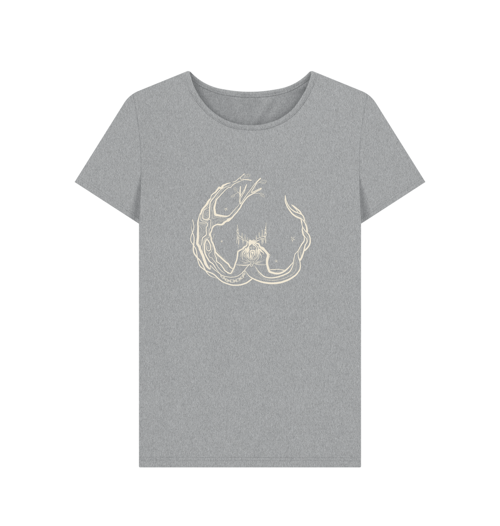 Athletic Grey Printed T-shirt Front