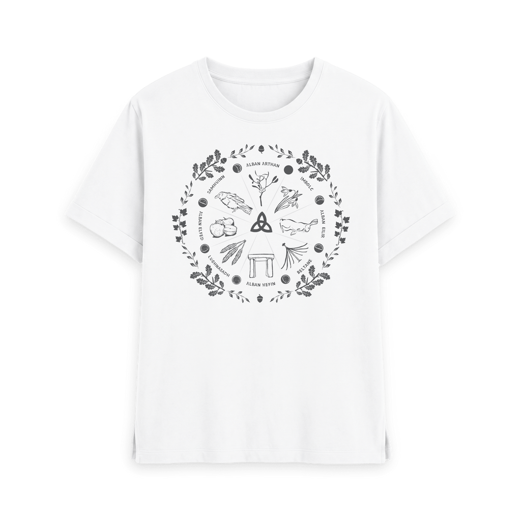 White Printed T-shirt Front
