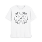 White Printed T-shirt Front