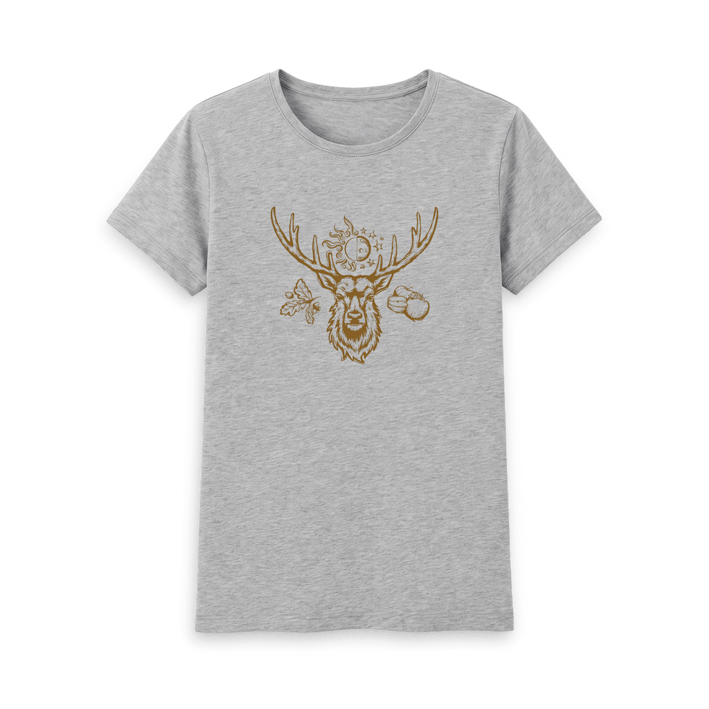Athletic Grey Printed T-shirt Front
