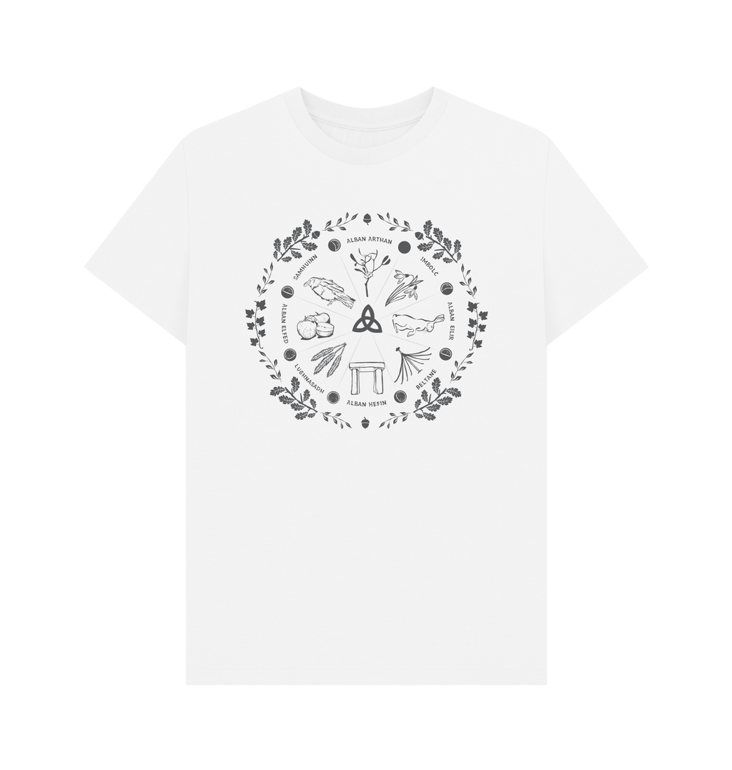 White Printed T-shirt Front