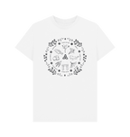 White Printed T-shirt Front