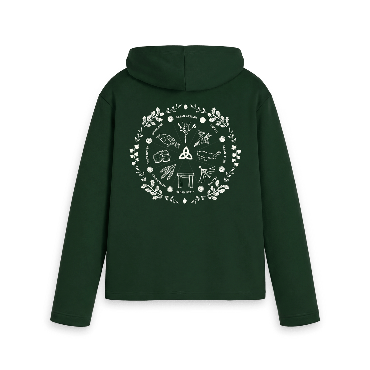 Evergreen Printed Hoody Back