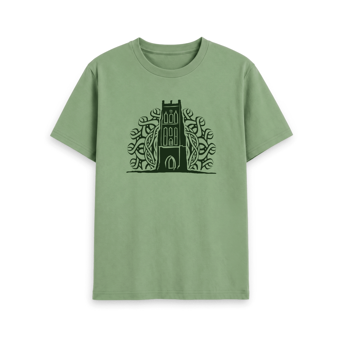 Sage Printed T-shirt Front