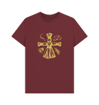 Red Wine Printed T-shirt Front