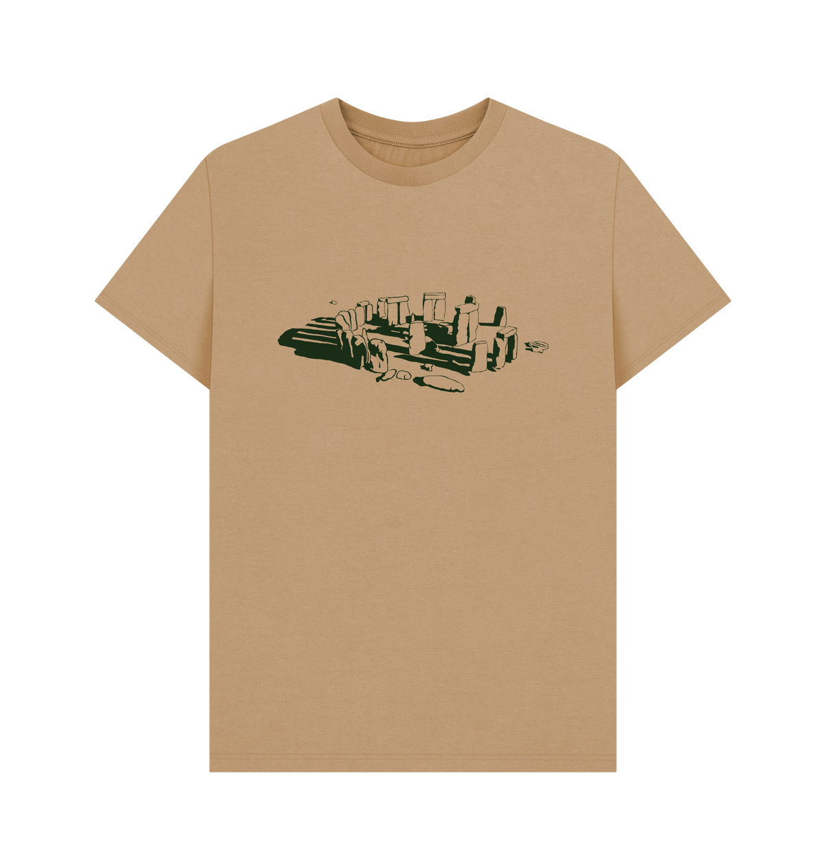 Sand Printed T-shirt Front