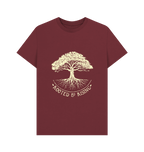 Red Wine Printed T-shirt Front