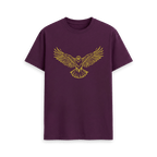Purple Printed T-shirt Front