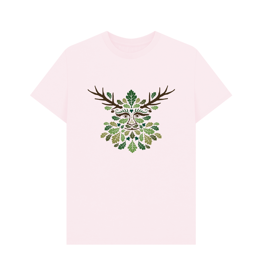 Pink Printed T-shirt Front
