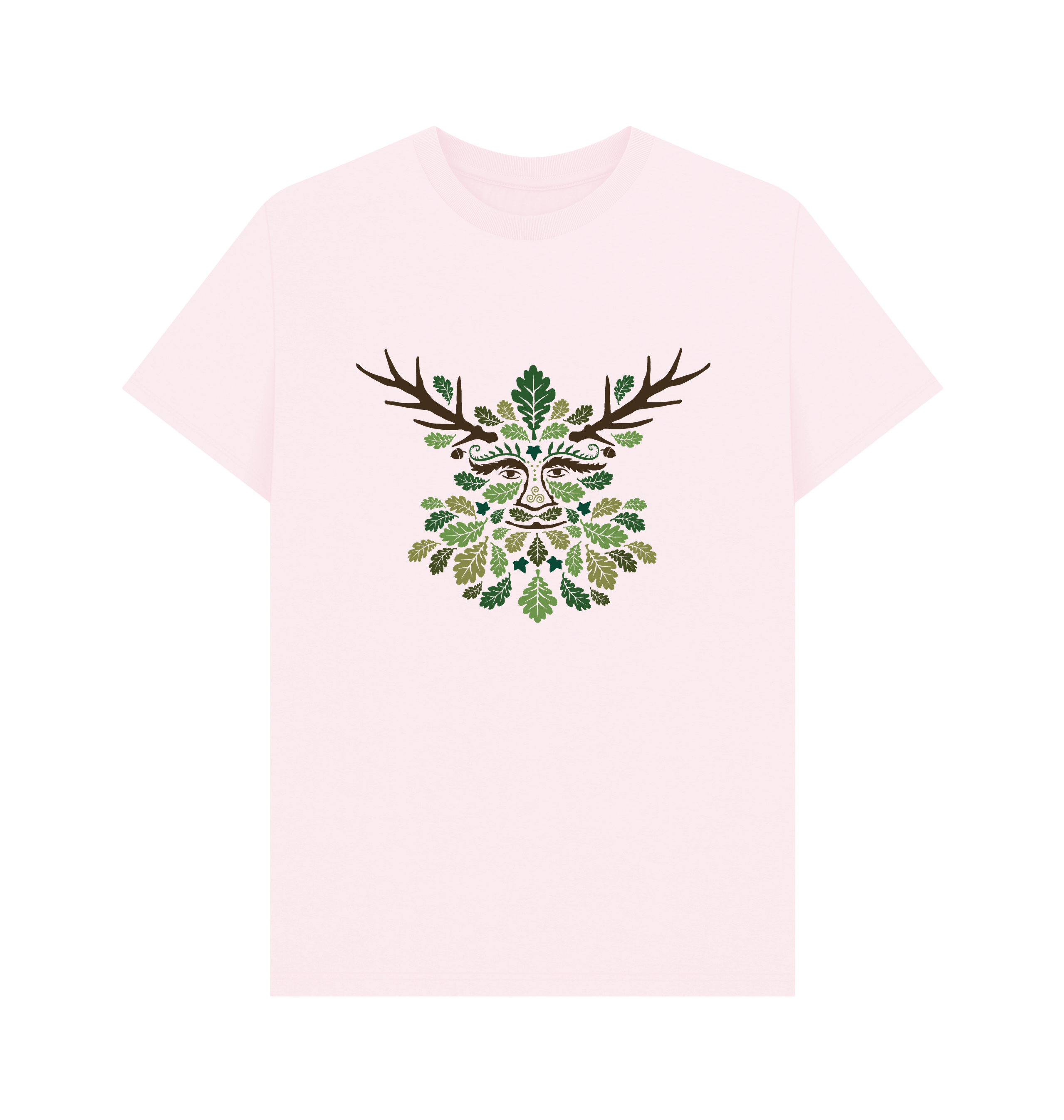 Pink Printed T-shirt Front